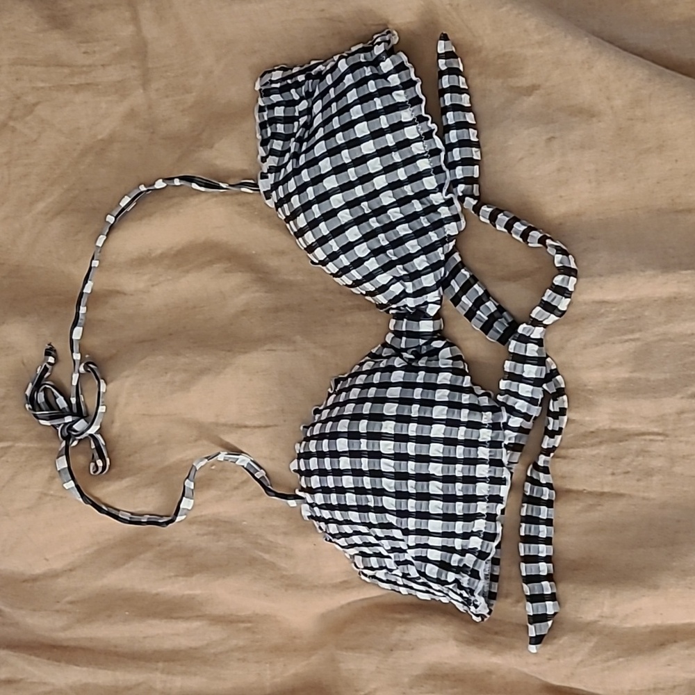 H&M Gingham Bikini Top